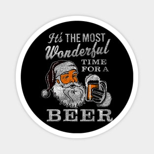 It's the Most Wonderful Time For a Beer Funny Magnet